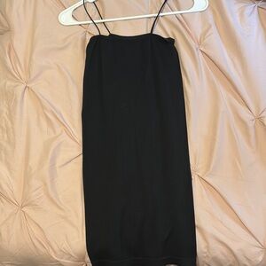 Elegant Black Slip Dress